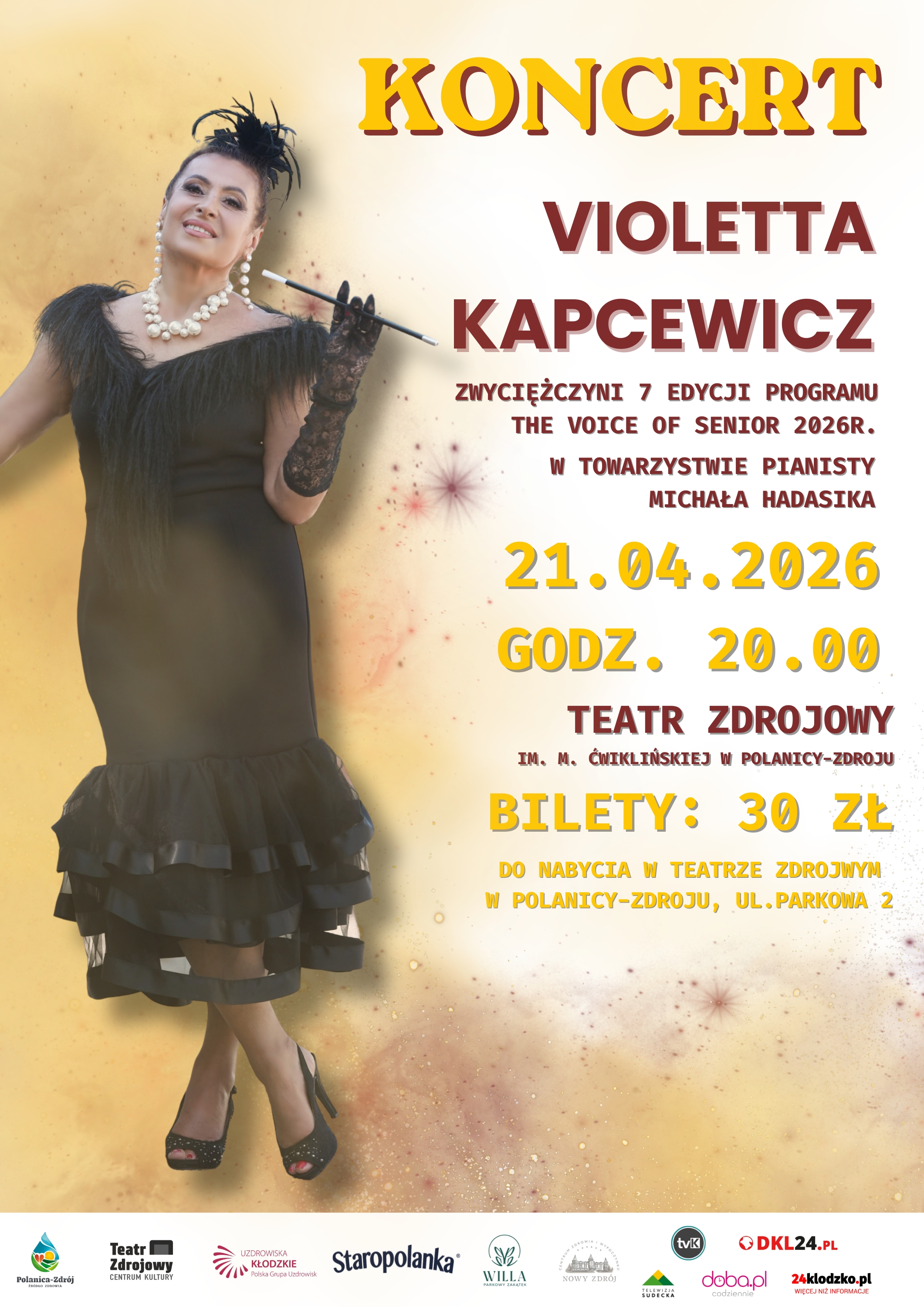 Koncert Violetty Kapcewicz w towarzystwie Michała Hadasika