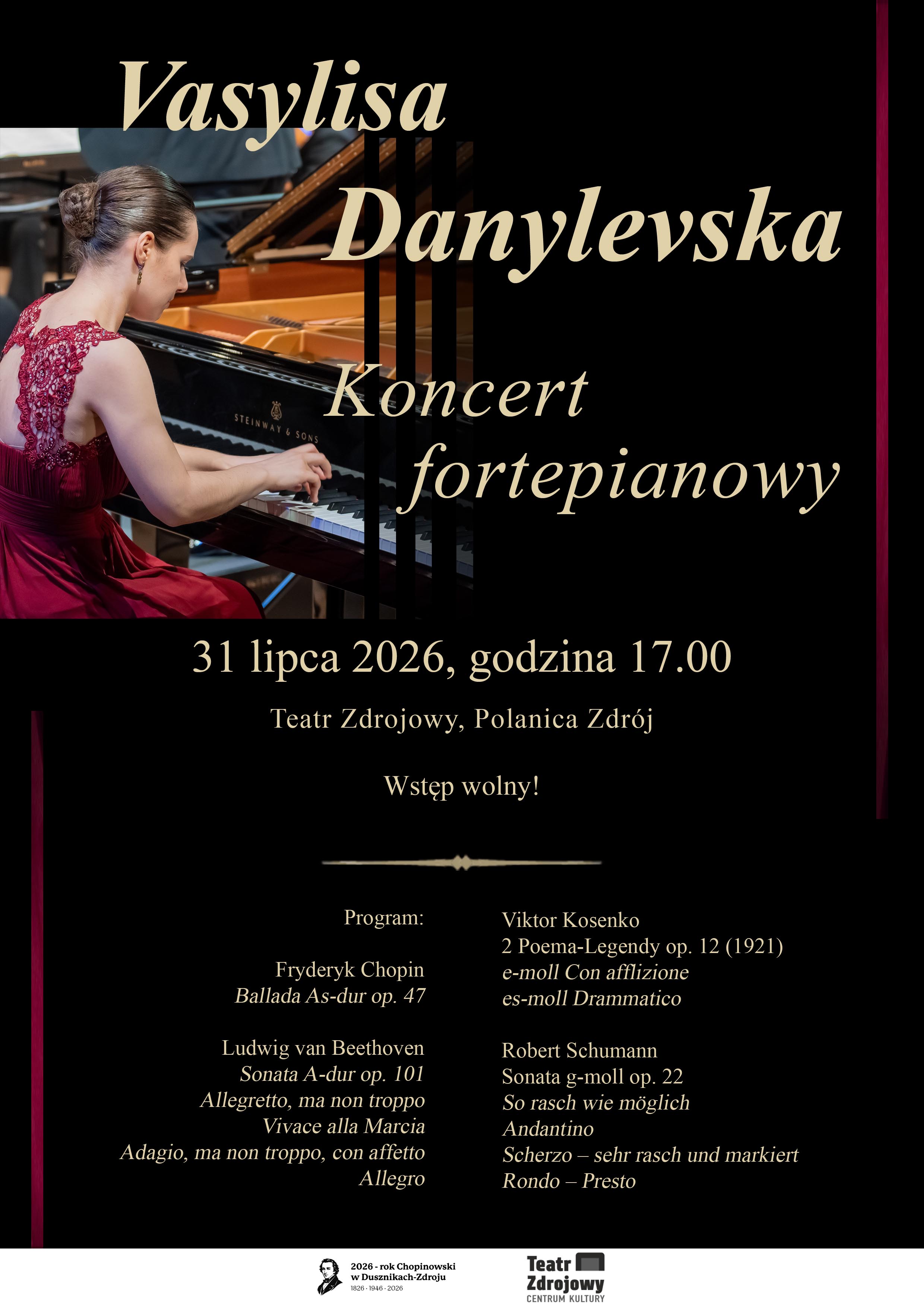 Vasylisa Danylevska &ndash; recital fortepianowy