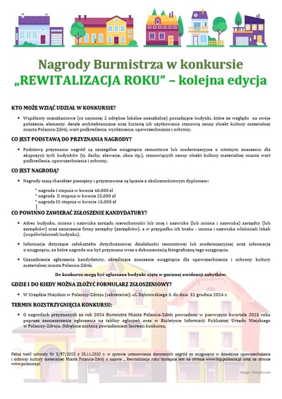 Konkurs REWITALIZACJA ROKU &ndash; kolejna edycja
