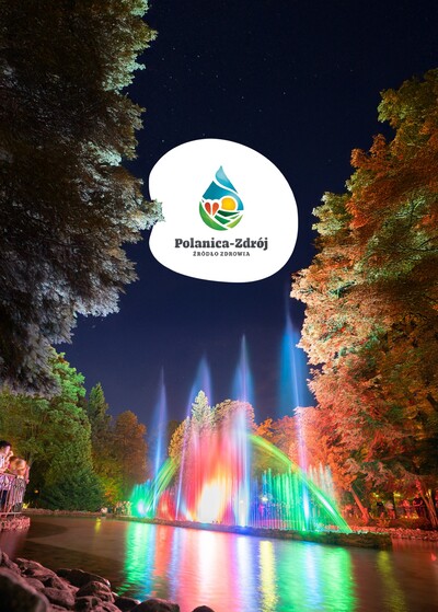 Kolorowa fontanna uległa awarii