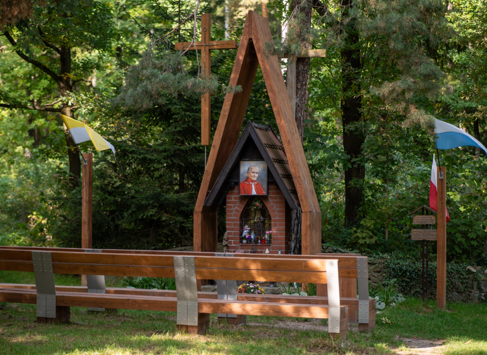 Kapliczka maryjna na Wzg&oacute;rzu Marii